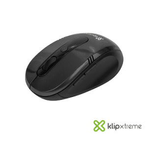 KMP-100B | KlipX Pad Mouse de Gel, Ergonomico, Negro | KlipXtreme