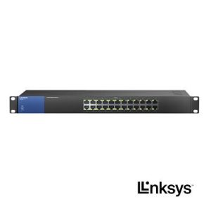  Switch Gigabit Linksys LGS124P con 24 Puertos (12 PoE)