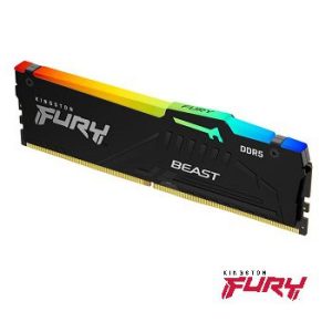 Módulo de memoria DDR5 5600MHz con iluminación RGB Kingston FURY Beast