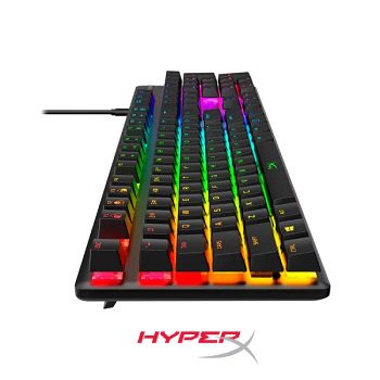 Imagen del Teclado Mecánico HyperX Alloy Origins 60 (Rojo HX) - Perfecto para Gamers con Iluminación RGB